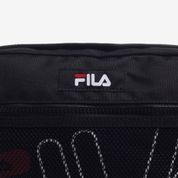 Fila Linear Cross Logo - Naisten Olkalaukku - Mustat | FI-52700